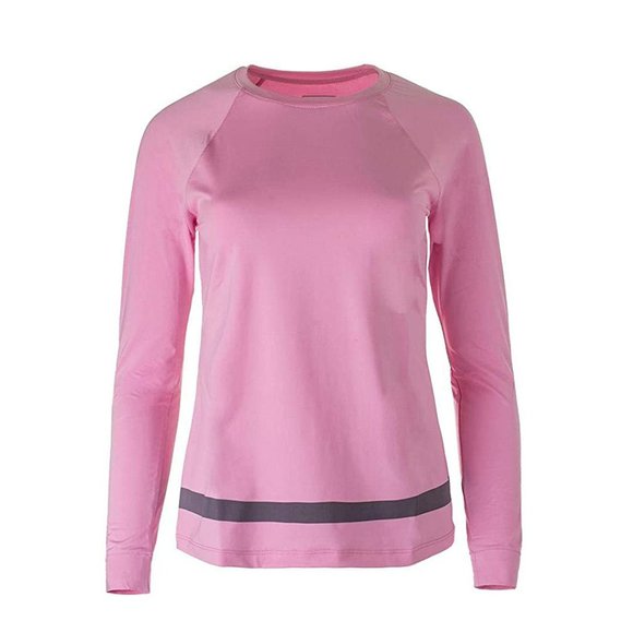 Fila Tops - Fila Women's Smashing Long Sleeve Top Prism Pink